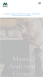 Mobile Screenshot of masonandersongroup.com