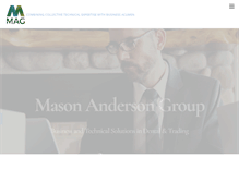 Tablet Screenshot of masonandersongroup.com